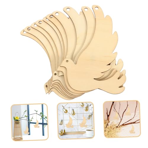 Gadpiparty 20 Stück Teiliges Holz Vogel Anhänger Naturholzscheiben zum Basteln DIY Holzscheiben für Kreative Dekoration Bemalbar Handliche Holzstücke für Individuelle Kunstwerke und Gadpiparty 20 Stück Teiliges Holz Vogel Anhänger Naturholzscheiben zum Basteln DIY Holzscheiben für Kreative Dekoration Bemalbar Handliche Holzstücke für Individuelle Kunstwerke und von Gadpiparty