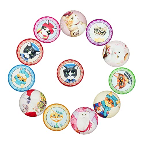 Gadpiparty 20 Stück Teiliges Katzenmuster Glasaufkleber für Kühlschrankdekoration DIY Sticker für Kühlschrank Büro und Whiteboard Süßes Design für Persönliche Notizen Gadpiparty 20 Stück Teiliges Katzenmuster Glasaufkleber für Kühlschrankdekoration DIY Sticker für Kühlschrank Büro und Whiteboard Süßes Design für Persönliche Notizen von Gadpiparty