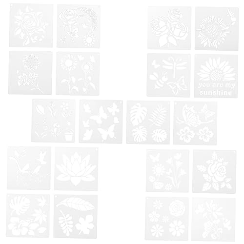 Gadpiparty 20 Stück Teiliges Schablonen Pflanzen Blumen Vögel Diy Wandmalerei Schablonen Wiederverwendbar Glatt Kinderfreundlich Dekorativ Langlebig für Möbel Stein Steinmalerei Gadpiparty 20 Stück Teiliges Schablonen Pflanzen Blumen Vögel Diy Wandmalerei Schablonen Wiederverwendbar Glatt Kinderfreundlich Dekorativ Langlebig für Möbel Stein Steinmalerei von Gadpiparty