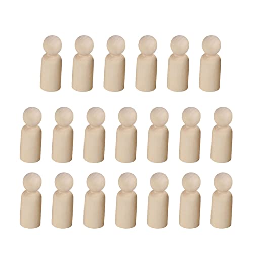 Gadpiparty 20 Stück Teiliges Unvollendete Holzpuppen für DIY und Bastelprojekt Figuren Hochwertigem Holz für Bastelarbeiten und Heimdekoration Gadpiparty 20 Stück Teiliges Unvollendete Holzpuppen für DIY und Bastelprojekt Figuren Hochwertigem Holz für Bastelarbeiten und Heimdekoration von Gadpiparty