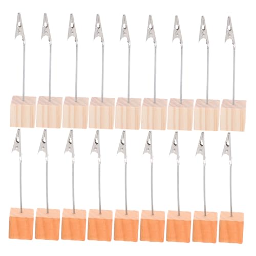Gadpiparty 20 Stück Tischkartenhalter mit Holzsockel Starker Clip für Notizen Fotos Visitenkarten Tragbar Rustikaler Stil für Büro Veranstaltungen Tischdekoration Gadpiparty 20 Stück Tischkartenhalter mit Holzsockel Starker Clip für Notizen Fotos Visitenkarten Tragbar Rustikaler Stil für Büro Veranstaltungen Tischdekoration von Gadpiparty