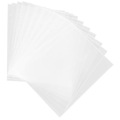 Gadpiparty 20 Stück Transparente Foto Speicherhüllen Wiederverwendbare Blattschutz Einleger für Ringordner Praktische Dokumenten und Fotoablage für Erinnerungen und Sammlungen von Gadpiparty