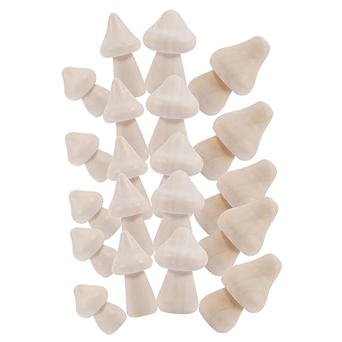 Gadpiparty 20 Stück Unbemalte Holzpilze für Diy Bastelprojekte Holzfiguren zum Bemalen für Kinderaktivitäten und Holzdeko Vielfältige Anwendungsmöglichkeiten für Spiel Gadpiparty 20 Stück Unbemalte Holzpilze für Diy Bastelprojekte Holzfiguren zum Bemalen für Kinderaktivitäten und Holzdeko Vielfältige Anwendungsmöglichkeiten für Spiel von Gadpiparty