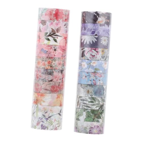 Gadpiparty 20 Stück Washi Tape Dekorative Klebebänder für Scrapbooking Diy Projekte Journaling und Geschenkverpackung Hochwertige Haftstarke und Farbenfrohe Materialien von Gadpiparty