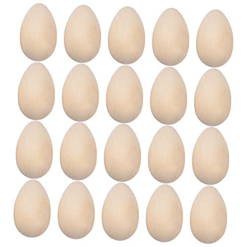 Gadpiparty 20 Stück bemaltes Holzspielzeug DIY Ostereier dekoriert geformt künstliche Eier Ei-passendes Eier zum Bemalen ostersimulationsei für party Ostern-DIY-Dekoration hölzern Gadpiparty 20 Stück bemaltes Holzspielzeug DIY Ostereier dekoriert geformt künstliche Eier Ei-passendes Eier zum Bemalen ostersimulationsei für party Ostern-DIY-Dekoration hölzern von Gadpiparty