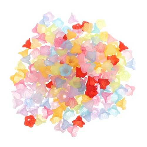 Gadpiparty 200 Stück Bunte Acryl Perlenkappen mit Mattem Frostfinish Fünfblättrige Blumen-designs Leichte Schmuckperlen Spacer für DIY Armbänder Ohrringe und Halsketten Gadpiparty 200 Stück Bunte Acryl Perlenkappen mit Mattem Frostfinish Fünfblättrige Blumen-designs Leichte Schmuckperlen Spacer für DIY Armbänder Ohrringe und Halsketten von Gadpiparty