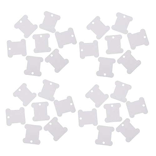Gadpiparty 200 Stück Diy Winding Cards für Kreuzstich Papier Garnhalter Fadenorganizer für Nähen und Handarbeiten Clipslots für Einfache Nutzung von Gadpiparty