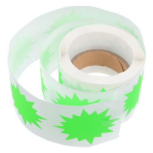 Gadpiparty 200 Stück Fluoreszierende Burst Etiketten für Garagenverkauf und Einzelhandel Leuchtendes Grün für Veranstaltungen und Produktorganisation Gadpiparty 200 Stück Fluoreszierende Burst Etiketten für Garagenverkauf und Einzelhandel Leuchtendes Grün für Veranstaltungen und Produktorganisation von Gadpiparty