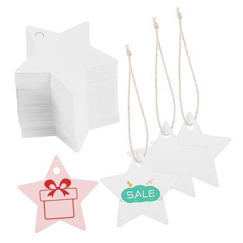 Gadpiparty 200 Stück Fünfzackiger Sternanhänger Kindergarten Kleine Geschenkanhänger Schüttgut Groß Schlüssel Leere Stern-tags Hängende Tags Kleiner Sternanhänger Party Sterne Papier Weiß Gadpiparty 200 Stück Fünfzackiger Sternanhänger Kindergarten Kleine Geschenkanhänger Schüttgut Groß Schlüssel Leere Stern-tags Hängende Tags Kleiner Sternanhänger Party Sterne Papier Weiß von Gadpiparty