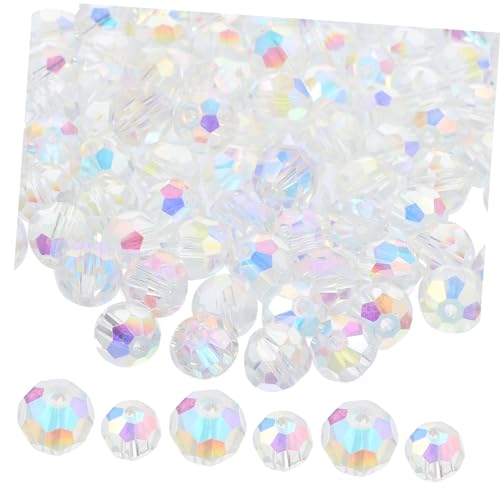 Gadpiparty 200 Stück Glasperlen Bunte Spacer Perlen für DIY Schmuckherstellung für Armbänder Ohrringe und Kreative Bastelprojekte von Gadpiparty