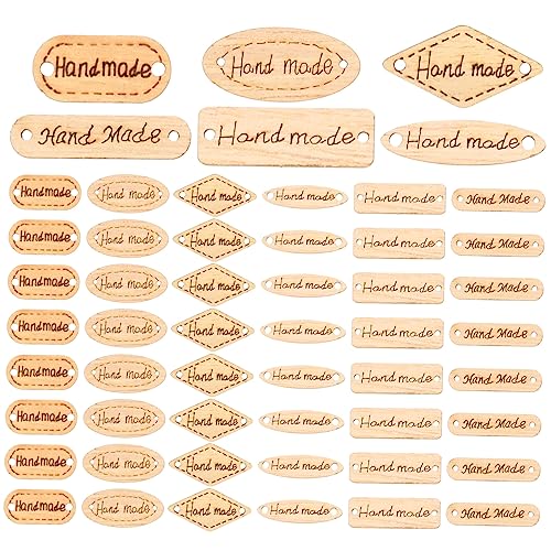 Gadpiparty 200 Stück Handgefertigtes DIY -Holzschild Maschenmarkierer nähen Handgefertigte Etikettenknöpfe druckknöpfe dekorative Etiketten kleine Holzanhänger hölzern Brown Gadpiparty 200 Stück Handgefertigtes DIY -Holzschild Maschenmarkierer nähen Handgefertigte Etikettenknöpfe druckknöpfe dekorative Etiketten kleine Holzanhänger hölzern Brown von Gadpiparty