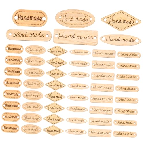 Gadpiparty 200 Stück Handmade Holzlabel Vintage Holzknöpfe Retro DIY Etiketten zum Annähen für Kleidung Schuhe Basteln Scrapbooking Gestaltung Gadpiparty 200 Stück Handmade Holzlabel Vintage Holzknöpfe Retro DIY Etiketten zum Annähen für Kleidung Schuhe Basteln Scrapbooking Gestaltung von Gadpiparty