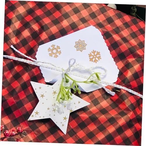 Gadpiparty 200 Stück Holz Schneeflocken Dekorationen aus Holzscheiben Filigrane Weihnachtsanhänger mit Hohlem Design Stabile Holzverarbeitung für Bastelprojekte und Weihnachtsbaum Schmuck Gadpiparty 200 Stück Holz Schneeflocken Dekorationen aus Holzscheiben Filigrane Weihnachtsanhänger mit Hohlem Design Stabile Holzverarbeitung für Bastelprojekte und Weihnachtsbaum Schmuck von Gadpiparty