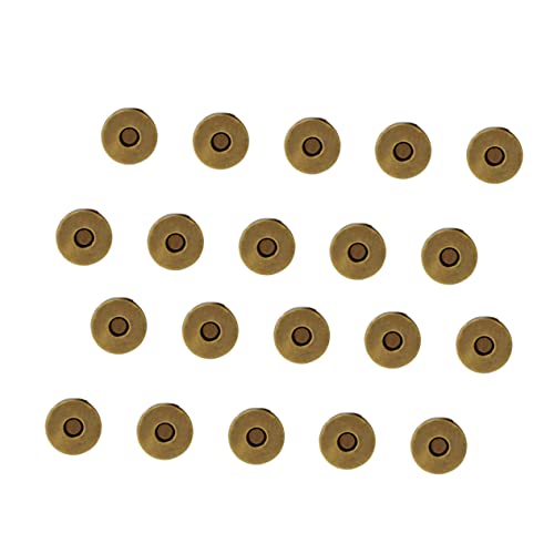 Gadpiparty 200 Stück Metall Magnetische Druckknöpfe zum Annähen für Taschen Kleidung Diy Bastelarbeiten Einfache Anwendung Sicherer Halt durch Magnetverschluss für Reparatur und Herstellung von Gadpiparty