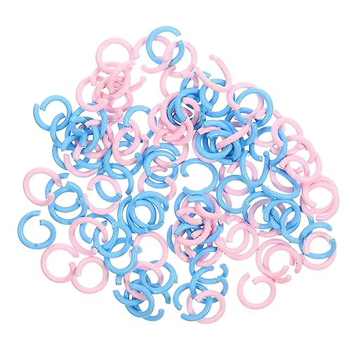 Gadpiparty 200 Stück Metall Spaltringe Offene Biegeringe Schmuckherstellung Zubehör für Diy Armbänder und Kirschblüte von Gadpiparty