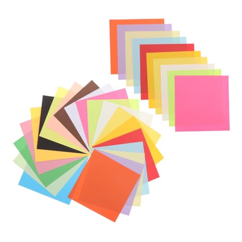 Gadpiparty 200 Stück Origami Papier Doppelseitig Farben Bastelpapier für Diy Handwerk Anfänger Falten und Bastelprojekte von Gadpiparty