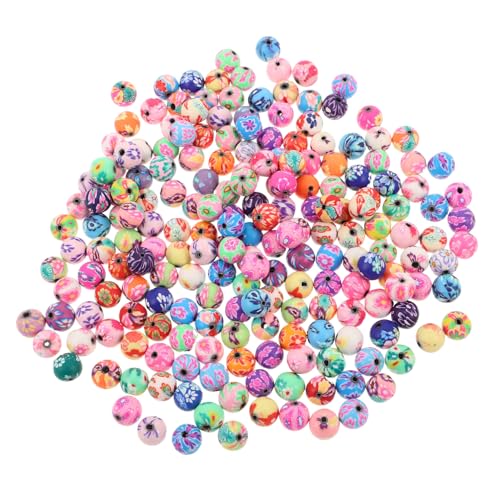 Gadpiparty 200 Stück Polymer Clay Perlen Blumen Spacer Lose Schmuckperlen für DIY Armbänder Halsketten Handgefertigte Schmuckzubehör für Kreative Bastelprojekte von Gadpiparty