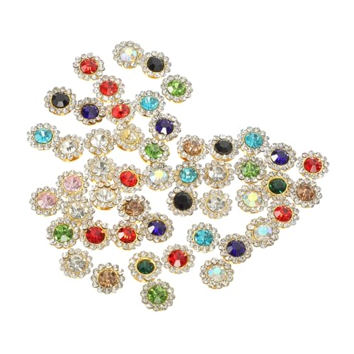 Gadpiparty 200 Stück Sonnenblume Strass Dekoration Diy Schleifen Zubehör für Bekleidung Handgemachte Kleidungsverschönerung mit Langlebigen Materialien für Nähprojekte von Gadpiparty