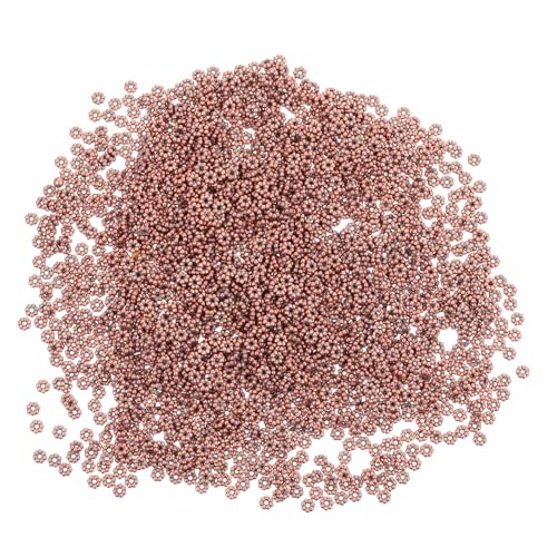 Gadpiparty 2000 Stück Blütenförmige Kunststoffperlen DIY Schmuckzubehör für Bastelprojekte Farbenfrohe Blumendesigns für Armbänder von Gadpiparty
