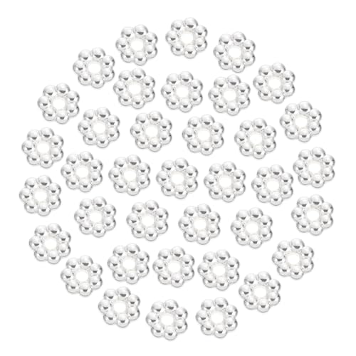 Gadpiparty 2000 Stück Blumenförmige Perlen Kunststoff für Schmuckherstellung Diy Bastelzubehör Perlen für Armbänder und Kreative Bastelperlen für Erwachsene von Gadpiparty