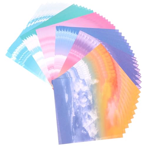 Gadpiparty 200Blätter Doppelseitiges Origami Papier DIY Bastelpapier für Scrapbooking Handwerk und Projekte für Freizeitaktivitäten von Gadpiparty