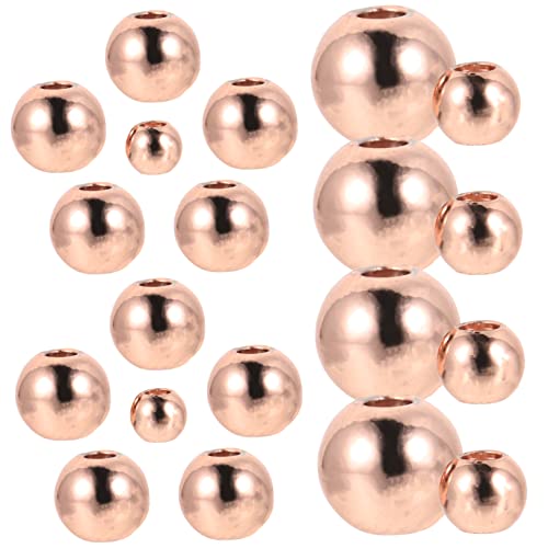 Gadpiparty 200Stücke DIY Kupfer Abstandshalter Perlen Metallperlen für Armbänder und Bastelzubehör Roségold Handwerk Gadpiparty 200Stücke DIY Kupfer Abstandshalter Perlen Metallperlen für Armbänder und Bastelzubehör Roségold Handwerk von Gadpiparty