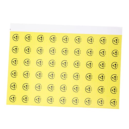 Gadpiparty 200Stücke Esd Warnaufkleber Selbstklebende Sicherheitsaufkleber für Statisch Empfindliche Geräte für Elektronische Produkte und Versand Gadpiparty 200Stücke Esd Warnaufkleber Selbstklebende Sicherheitsaufkleber für Statisch Empfindliche Geräte für Elektronische Produkte und Versand von Gadpiparty