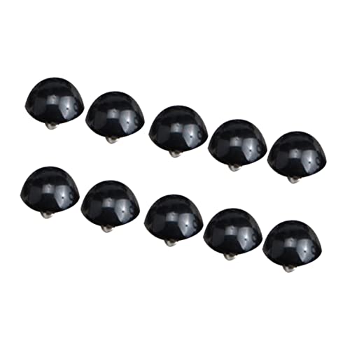 Gadpiparty 200Stücke Mushroom Buttons Schwarz Augen für Puppen DIY Projekte und Bastelarbeiten für Kleidung und Handwerk von Gadpiparty