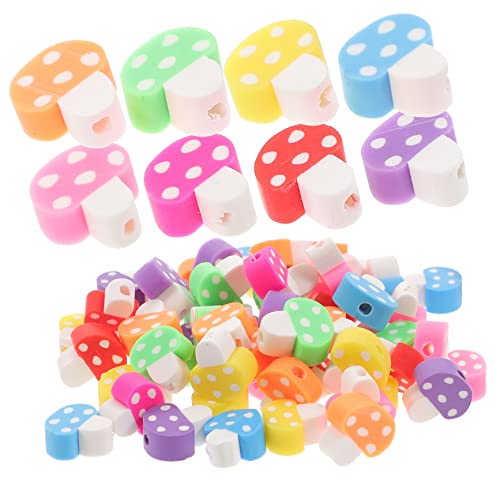 Gadpiparty 200Stücke Pilzperlen Polymer DIY Spacer Perlen für Armbänder und Schmuckherstellung Bastelprojekte und Handwerksliebhaber Gadpiparty 200Stücke Pilzperlen Polymer DIY Spacer Perlen für Armbänder und Schmuckherstellung Bastelprojekte und Handwerksliebhaber von Gadpiparty
