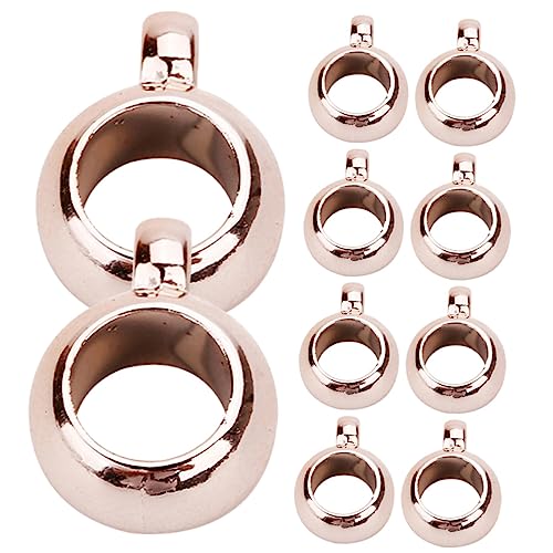 Gadpiparty 200Stücke Spacer Perlen Perlen Für DIY Schmuckzubehör Große Roségold Für Anhänger Armbänder Und Halsketten Für Bastelprojekte Gadpiparty 200Stücke Spacer Perlen Perlen Für DIY Schmuckzubehör Große Roségold Für Anhänger Armbänder Und Halsketten Für Bastelprojekte von Gadpiparty