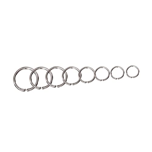 Gadpiparty 200Stücke Split Ringe Offene Ringe für DIY Schmuck Fotoalben und Schlüsselanhänger Leicht Langlebig für Bastelprojekte von Gadpiparty