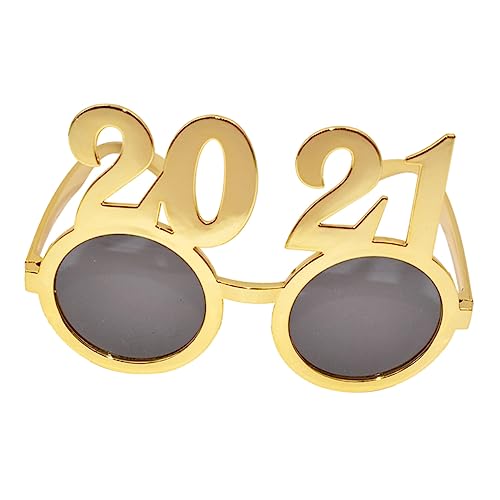 Gadpiparty 2021 Neujahrsparty Sonnenbrille Neujahrsbrille Neujahrsparty Liefert Abschlussbrille Weihnachtsfeier Brille Silvester Brille Weihnachtsgeschenke Brillenfotografie Anzahl Requisiten von Gadpiparty