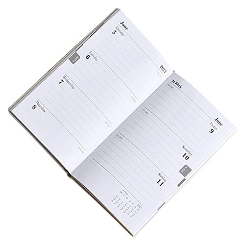 Gadpiparty 2023 Agenda-Buch Aufgabenheft Notizbuch zum Schreiben im Büro täglich Schule Wochenplaner Tagebuch schülerkalender Persönlicher Planer Zeitmanagement -Notizblock Dowling-Papier rot von Gadpiparty