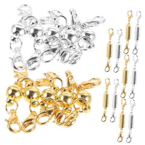 Gadpiparty 20Stücke Magnetverschlüsse für Schmuck DIY und Armbänder Einfach zu Installierende Magnetische Verschlüsse Zubehörteile für Schmuckherstellung Gadpiparty 20Stücke Magnetverschlüsse für Schmuck DIY und Armbänder Einfach zu Installierende Magnetische Verschlüsse Zubehörteile für Schmuckherstellung von Gadpiparty