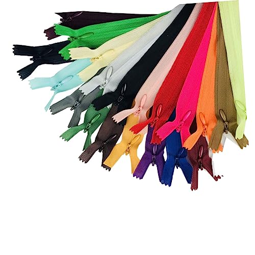 Gadpiparty 23Stücke Unsichtbare Reißverschlüsse Nylon Geschlossene Enden für DIY Nähprojekte für Kleidung und Taschen Einfach zu Verwenden und Langlebig Gadpiparty 23Stücke Unsichtbare Reißverschlüsse Nylon Geschlossene Enden für DIY Nähprojekte für Kleidung und Taschen Einfach zu Verwenden und Langlebig von Gadpiparty