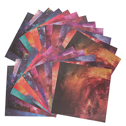 Gadpiparty 24 Blatt Einseitiges Scrapbooking Papier mit Glänzendem Sternenhimmel Buntes Diy Bastelpapier für Geschenkschachteln Grußkarten und Albumhintergründe Langlebiges Qualitätsmaterial Gadpiparty 24 Blatt Einseitiges Scrapbooking Papier mit Glänzendem Sternenhimmel Buntes Diy Bastelpapier für Geschenkschachteln Grußkarten und Albumhintergründe Langlebiges Qualitätsmaterial von Gadpiparty