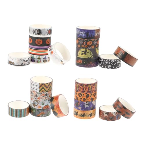 Gadpiparty 24 Rollen Halloween Washi Tape pro Buntes Dekoratives Klebeband für Scrapbooking DIY Handwerk Party Supplies Leicht Abreißbar und Haftet Papier Glas Wand Gadpiparty 24 Rollen Halloween Washi Tape pro Buntes Dekoratives Klebeband für Scrapbooking DIY Handwerk Party Supplies Leicht Abreißbar und Haftet Papier Glas Wand von Gadpiparty