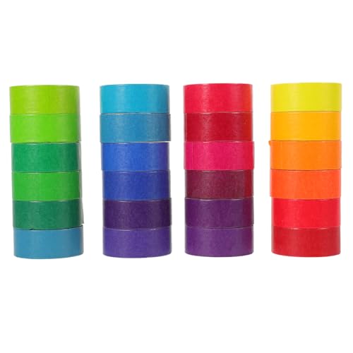 Gadpiparty 24 Rollen Planer Tape Bandfarbe Streifen Bemaltes Zierband Klebeband Dekorieren Sammelalbum Basteln Ballonband u Kunst Klebeband Selbstklebend Flüsterpapier Gadpiparty 24 Rollen Planer Tape Bandfarbe Streifen Bemaltes Zierband Klebeband Dekorieren Sammelalbum Basteln Ballonband u Kunst Klebeband Selbstklebend Flüsterpapier von Gadpiparty