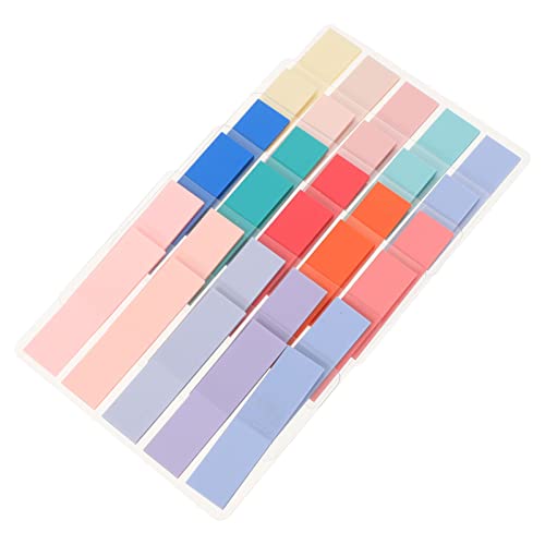 Gadpiparty 24 Sätze Klassifizierung Haftnotizen Halbklar Index Tabs für Schule Büro Zuhause Praktische Seitenmarkierer für Notizen und To Do Listen von Gadpiparty