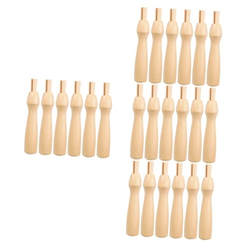 Gadpiparty 24 Stck Teiliges Filznadel Holzgriff Ergonomisch Langlebig für Nadelfilzen Handarbeit Filzwerkzeug für Anfänger und Profi Kreative Bastelprojekte von Gadpiparty