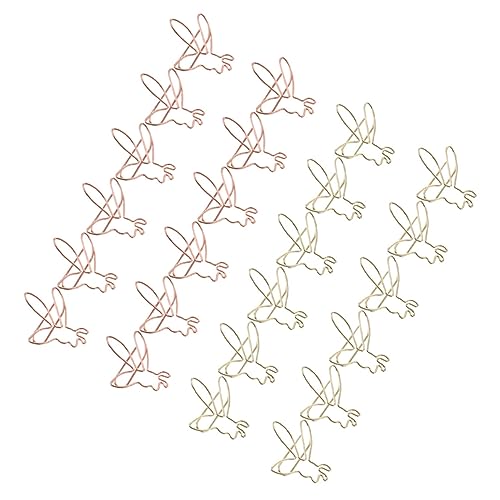 Gadpiparty 24 Stück Bienenförmige Büroklammern aus Metall Goldene Roségoldene Aktenklammern für Dokumente Briefe und Notizen Praktische und Kreative Clips für Büro und Zuhause Gadpiparty 24 Stück Bienenförmige Büroklammern aus Metall Goldene Roségoldene Aktenklammern für Dokumente Briefe und Notizen Praktische und Kreative Clips für Büro und Zuhause von Gadpiparty