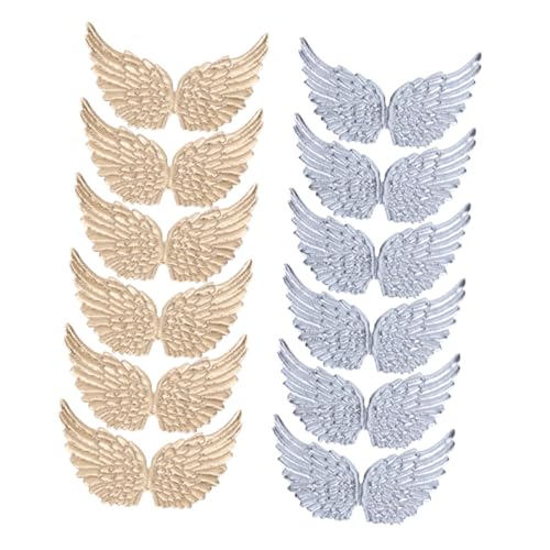 Gadpiparty Stück Engelsflügel Patches Silberne Goldene Aufnäher für Kleidung Taschen Diy Vielseitige Applikationen für Projekte Gadpiparty Stück Engelsflügel Patches Silberne Goldene Aufnäher für Kleidung Taschen Diy Vielseitige Applikationen für Projekte von Gadpiparty