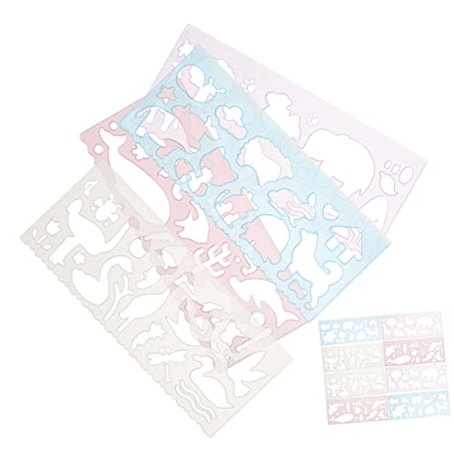 Gadpiparty 24 Stück Geometrischer Vorlagenherrscher Zeichnung Schablonen Zeichenwerkzeuge für Malset für Basteln Tiere malen Schablonen Malschablone aus Kunststoff pp Gadpiparty 24 Stück Geometrischer Vorlagenherrscher Zeichnung Schablonen Zeichenwerkzeuge für Malset für Basteln Tiere malen Schablonen Malschablone aus Kunststoff pp von Gadpiparty