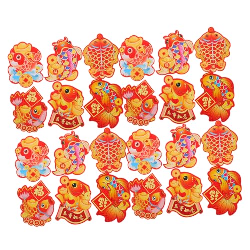 Gadpiparty 24 Stück Rote Umschlagtasche „year of The Snake“. Sehen Geld Mond- China Frühling Umschläge Paket Handgefertigt Party Roter Umschlag Des Schlangenjahres Deko Papier von Gadpiparty