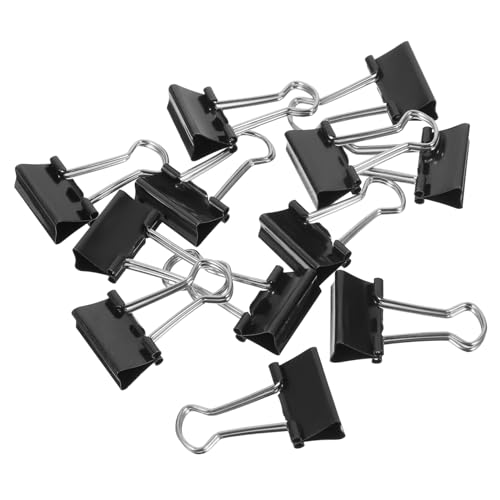Gadpiparty Stück Schwarzer Binderclips Klammern für Dokumente Bürobedarf Vielseitige Büroklammern zur Organisation von Unterlagen und Tickets Gadpiparty Stück Schwarzer Binderclips Klammern für Dokumente Bürobedarf Vielseitige Büroklammern zur Organisation von Unterlagen und Tickets von Gadpiparty