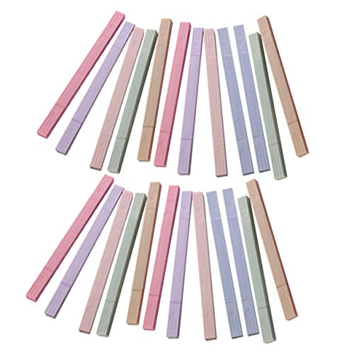Gadpiparty 24 Stück Teiliges Doppelspitzen Textmarker Stifte Fluoreszierende Marker für Schule Büro Markieren Zeichnen und Notizen Ergonomisches Design für Komfortables Schreiben von Gadpiparty