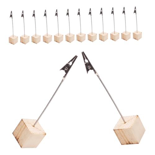 Gadpiparty 24 Stück Teiliges Memo Clip mit Alligatorclip Holz Würfel Basis Tischkartenhalter und Fotoclips Eleganter Vintage Stil Platzsparend für Büro Party Tischdekoration Gadpiparty 24 Stück Teiliges Memo Clip mit Alligatorclip Holz Würfel Basis Tischkartenhalter und Fotoclips Eleganter Vintage Stil Platzsparend für Büro Party Tischdekoration von Gadpiparty