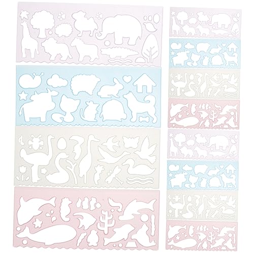 Gadpiparty 24 Stück Teiliges Set Schablonen für Wiederverwendbare Tiermotive Material für Zeichnen Basteln und DIY Projekte Gadpiparty 24 Stück Teiliges Set Schablonen für Wiederverwendbare Tiermotive Material für Zeichnen Basteln und DIY Projekte von Gadpiparty