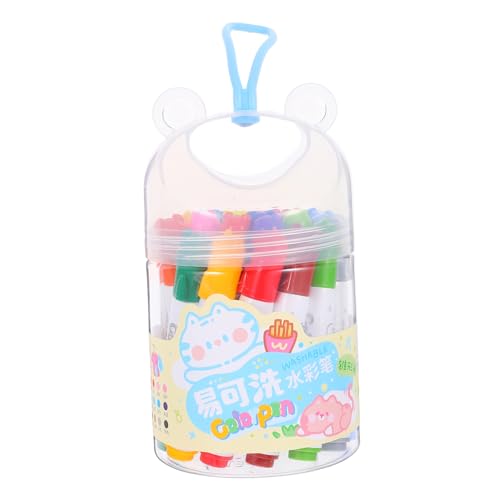 Gadpiparty 24-Teiliges Set Marker für Scrapbooking abwaschbare Marker Markierungen für kindermarker zum ausmalen Farbmarks Schulmaterial für Markierungen für die Schule Plastik von Gadpiparty