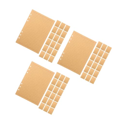 Gadpiparty 240 Blatt Nachfüllbares Notizpapier aus Stabilem Kraftpapier Liniert Dickes Schreibpapier Vielseitige Einlagen für College Ringbücher für Schreiben Zeichnen Basteln und von Gadpiparty